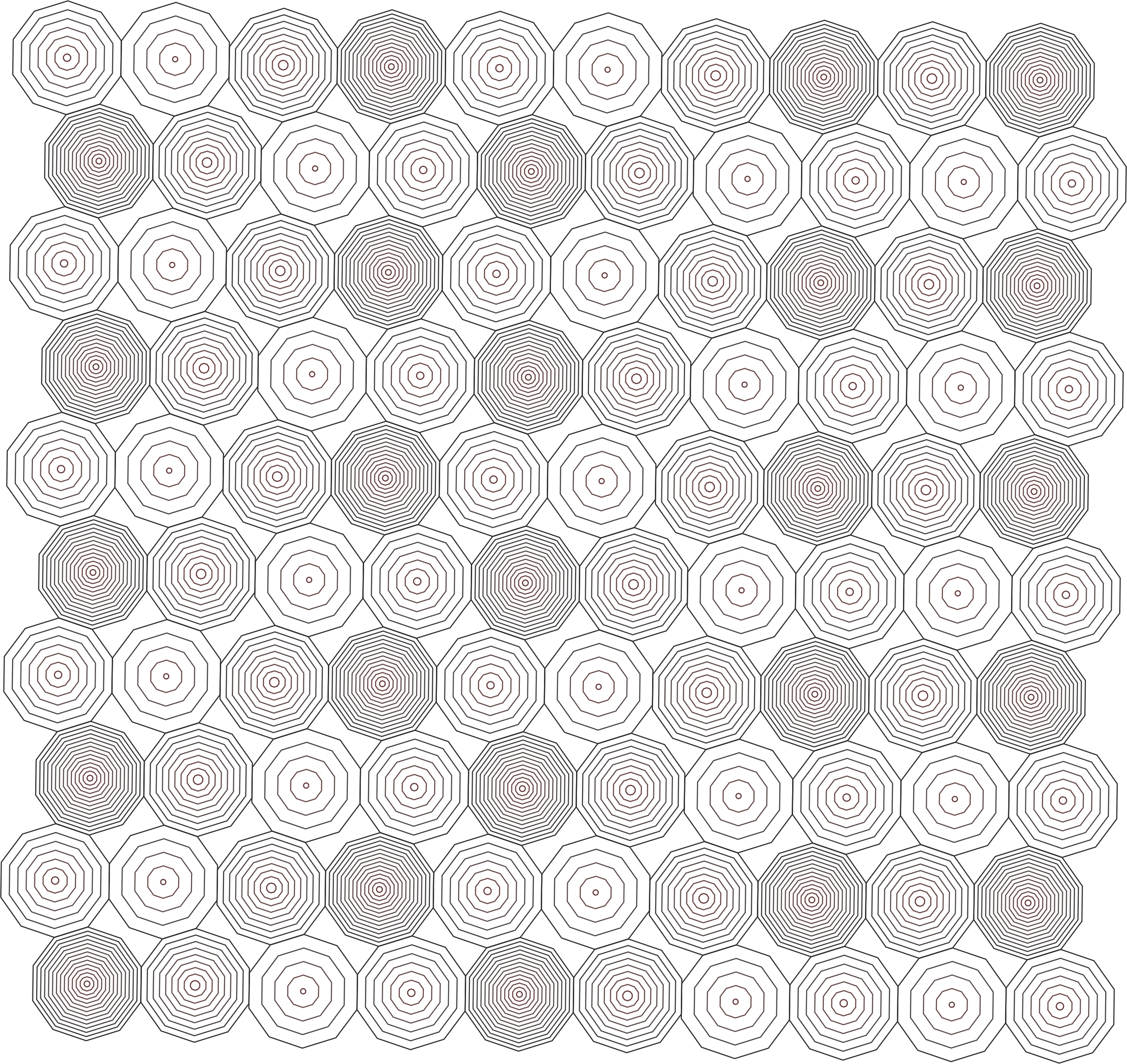 round line art free vector