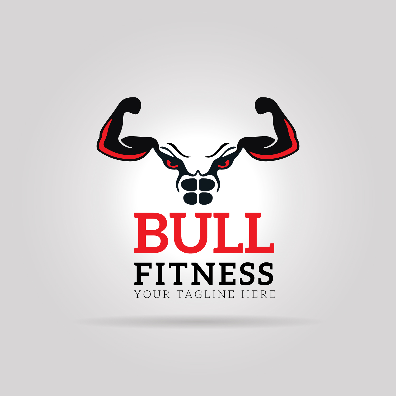 bull fitness gym logo