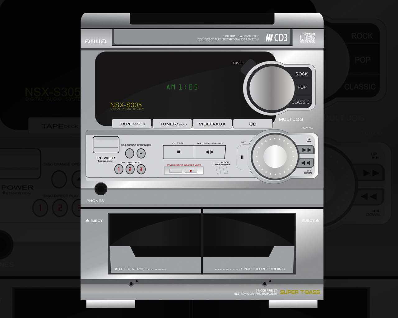 mini system aiwa