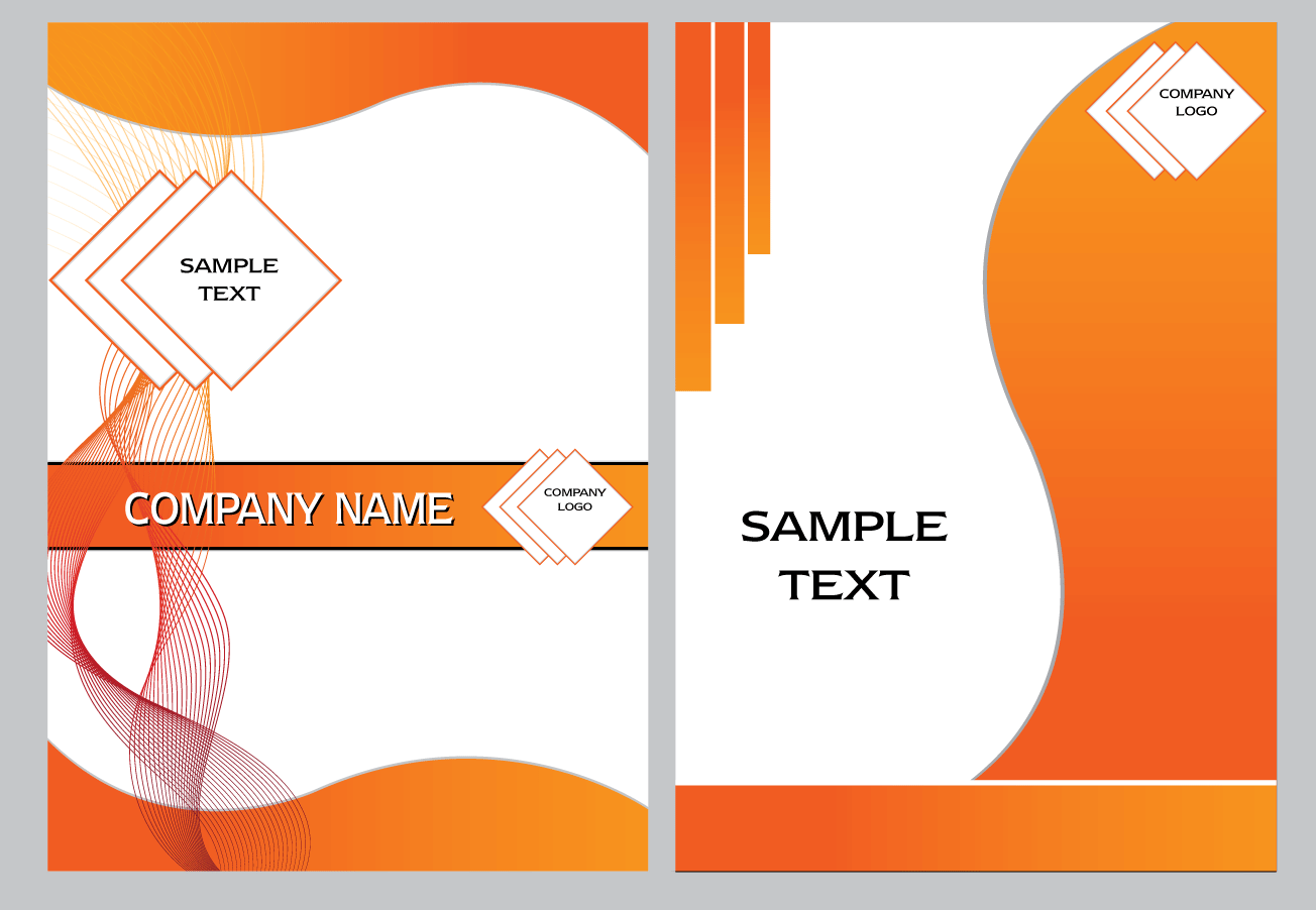 abstract brochure