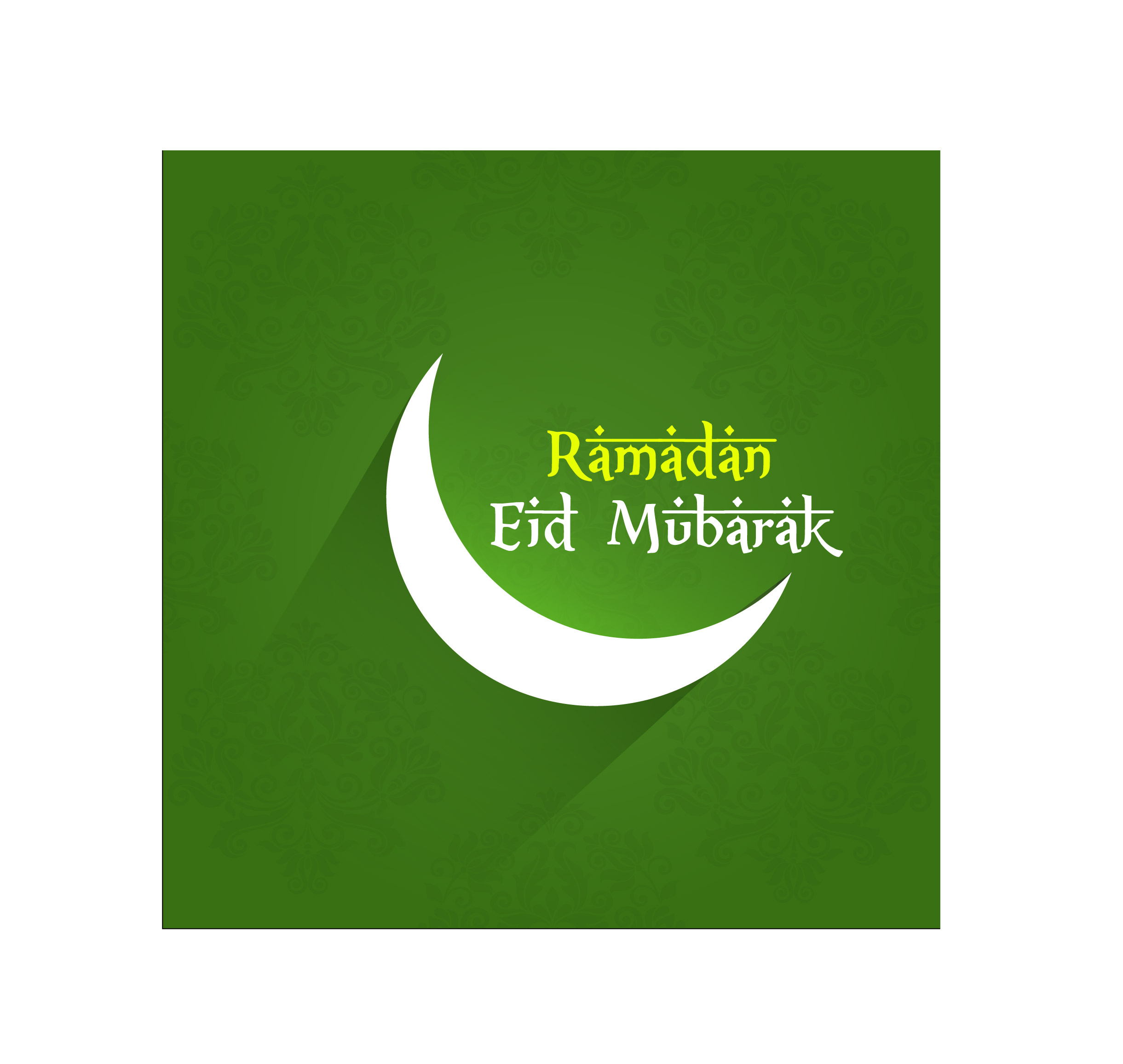 eid mubarak vector background