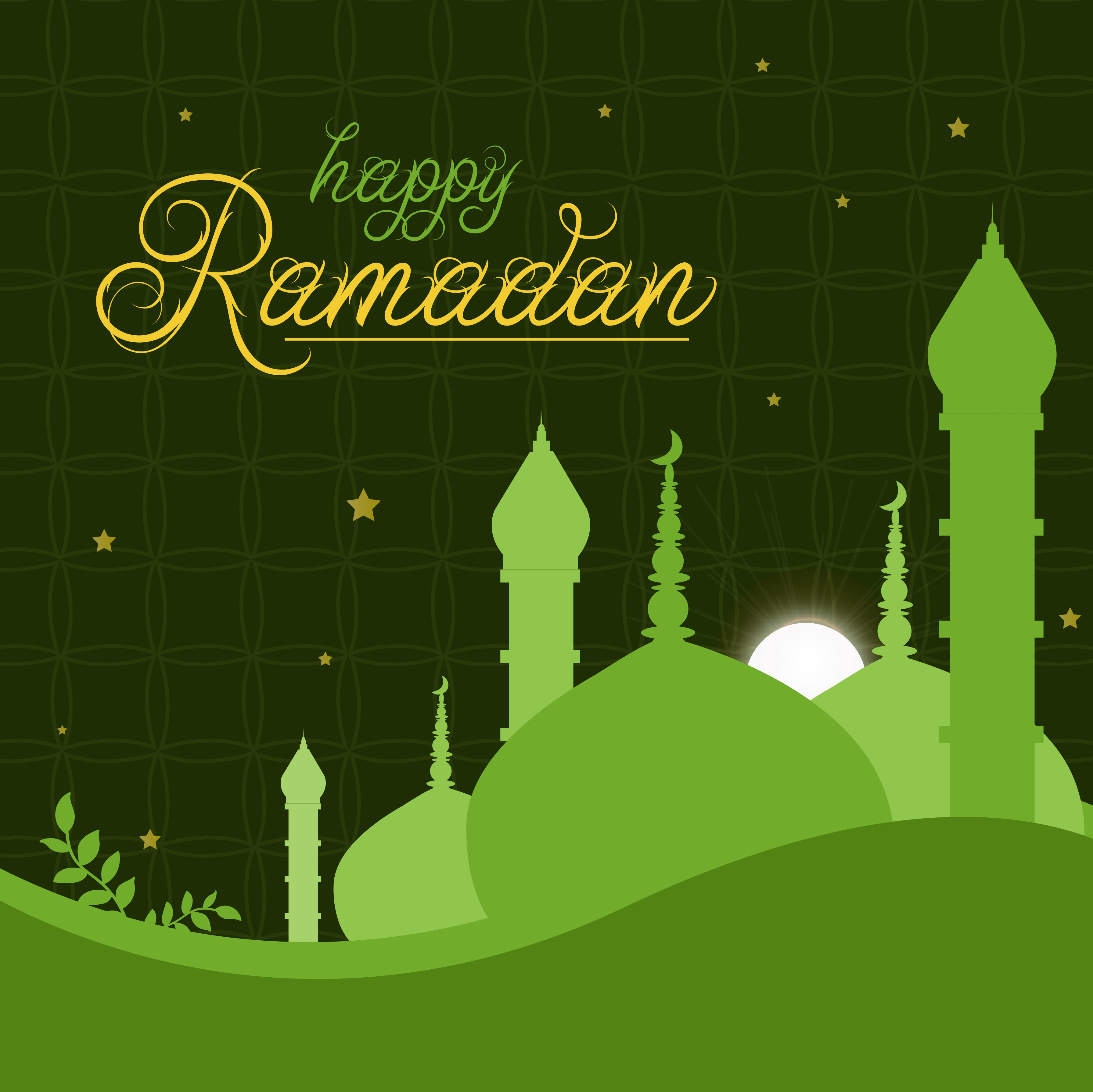 ramadan vector background