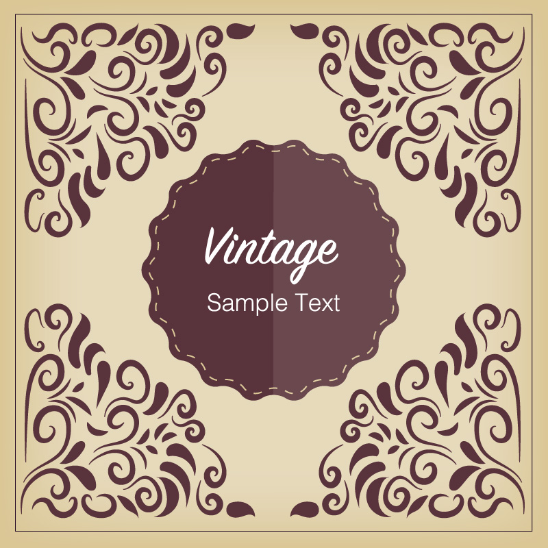 vintage badge background