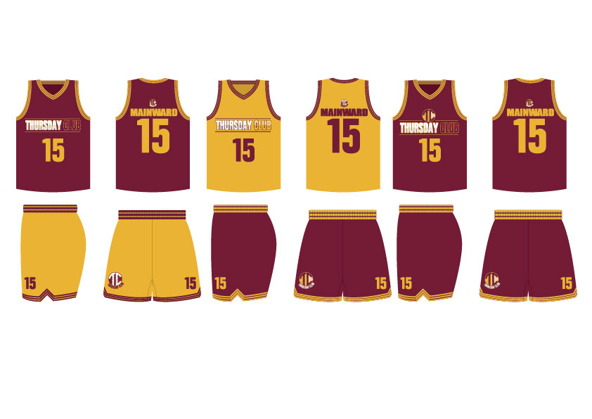 basketball uniform maroon