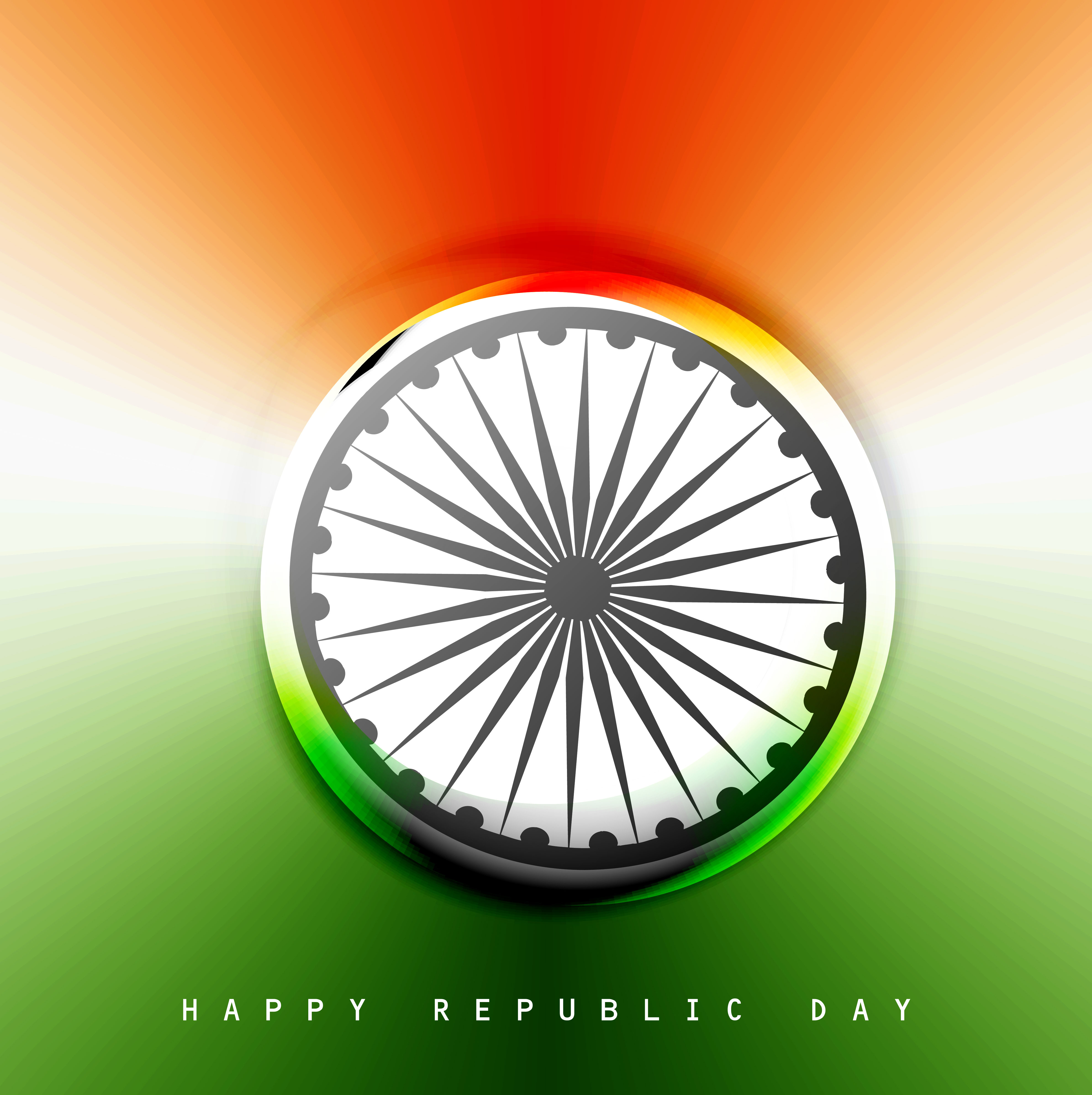 indian flag stylish wave illustration for independence day background vector