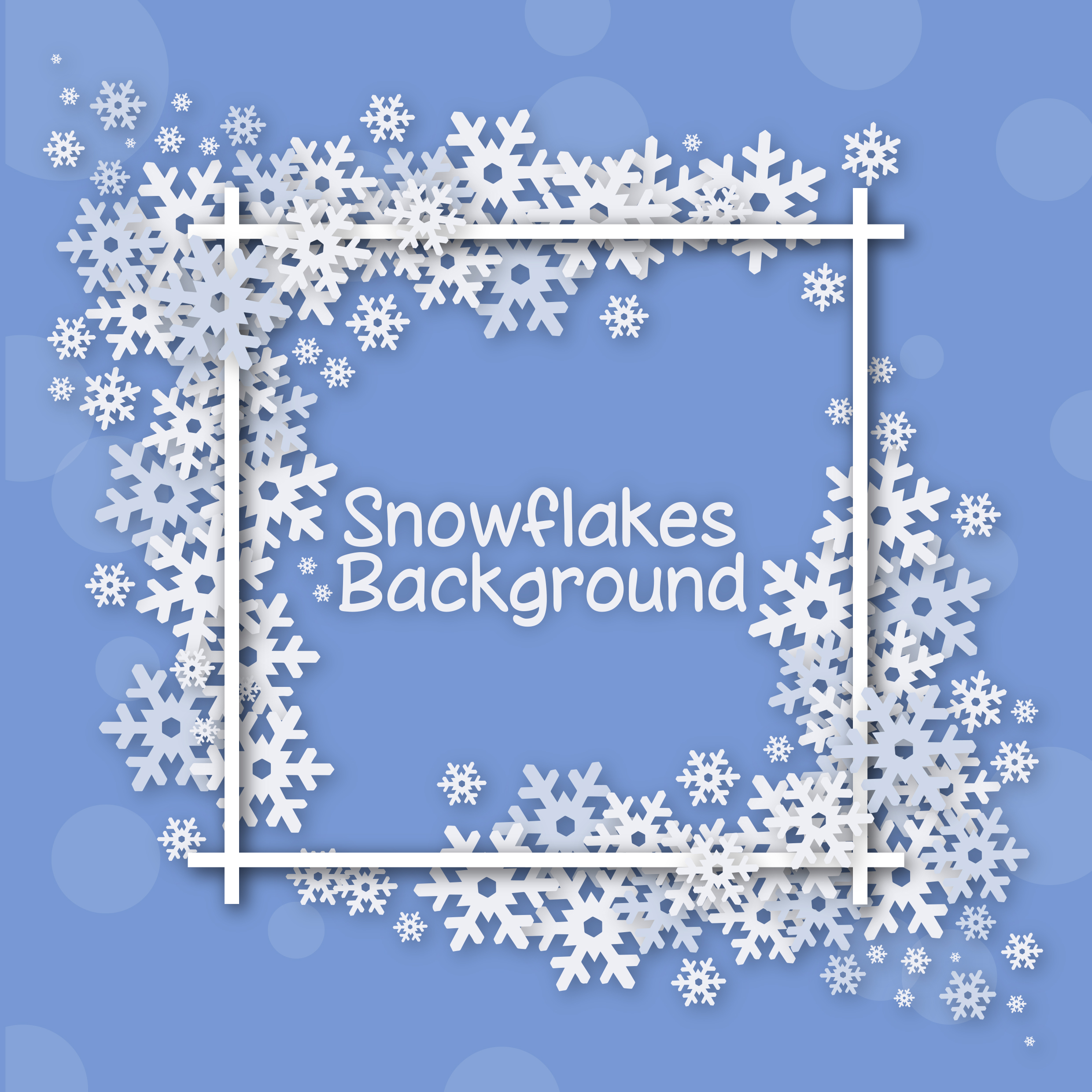 snowflakes background