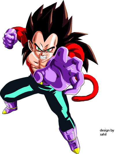 vegeta super saiyn 4