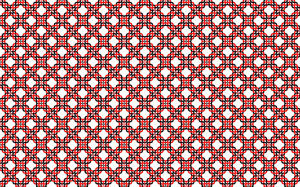 abstract seamless intertwined pattern vector illustration