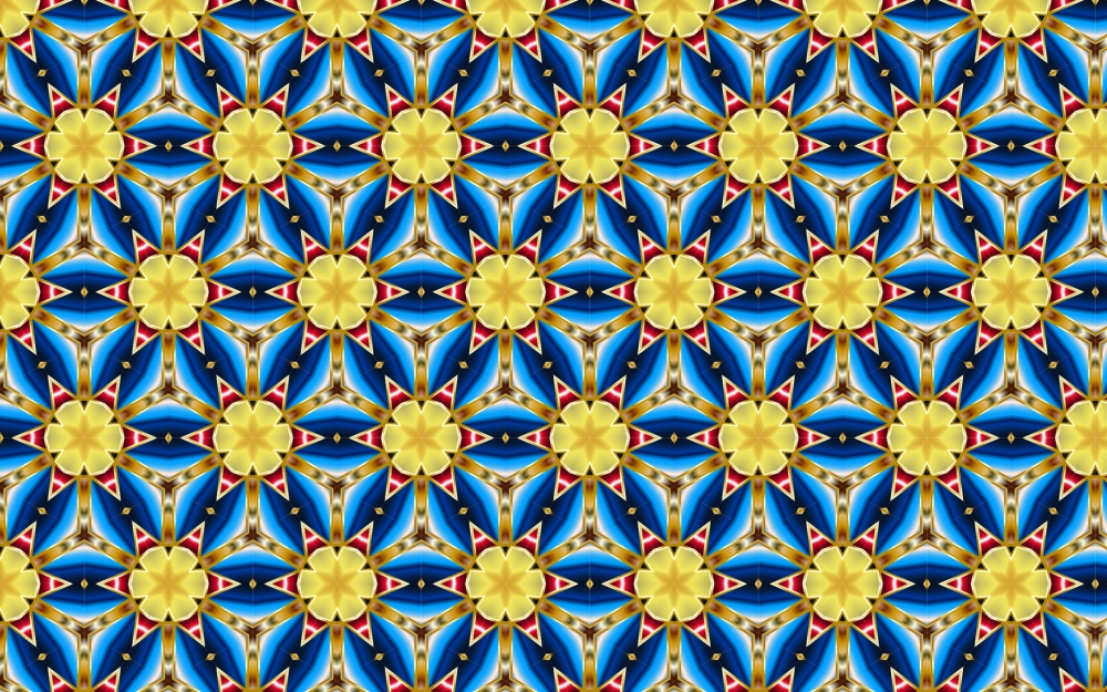 abstract colorful symmetric pattern vector illustration