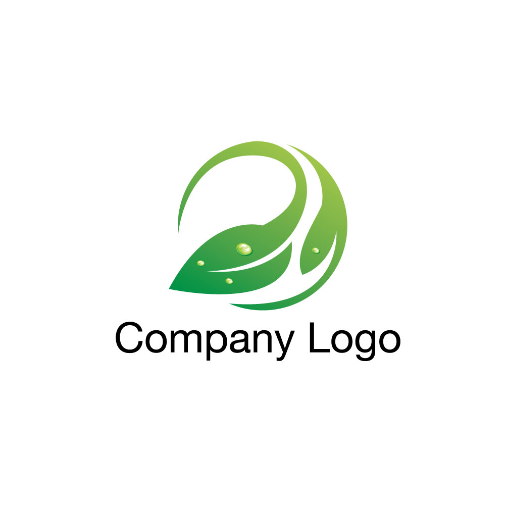 free natural leaf logo vector