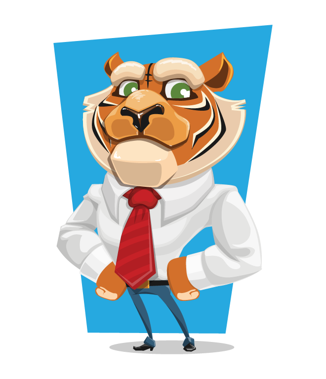 vector business tiger