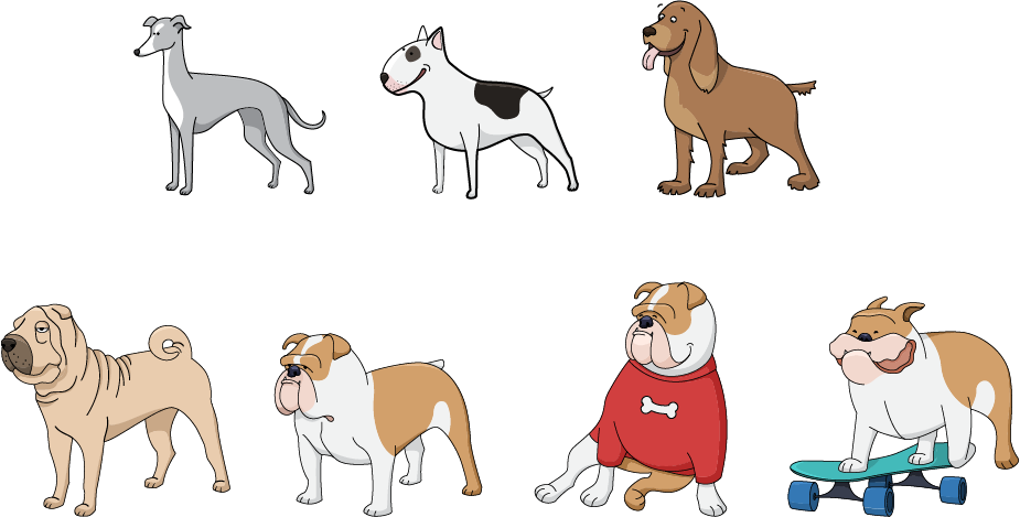 vector dogs vol3