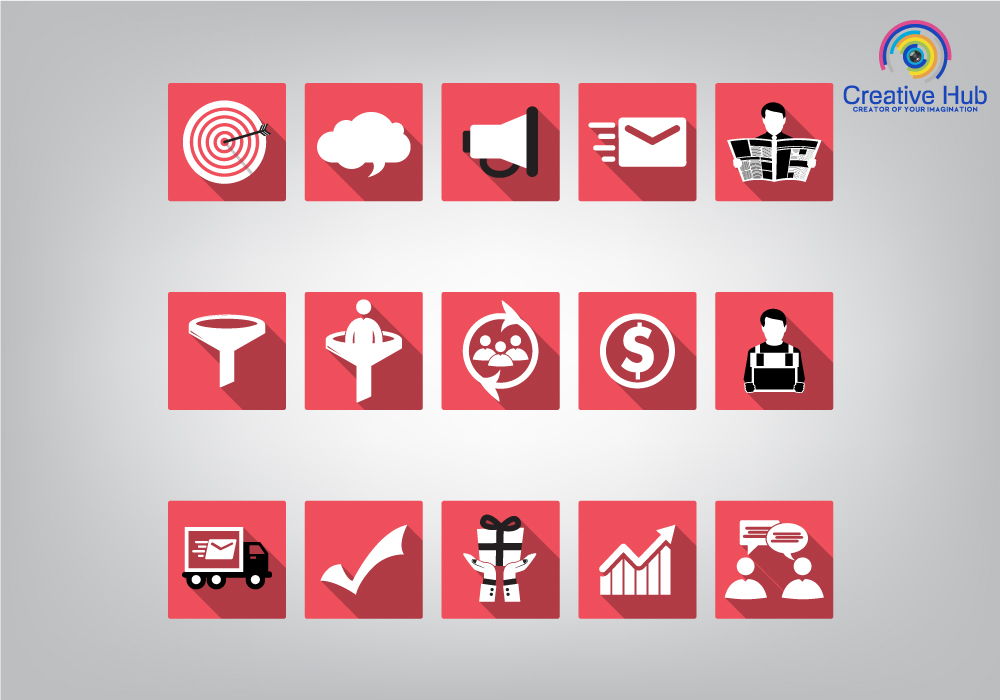 15 business icon set vector free download