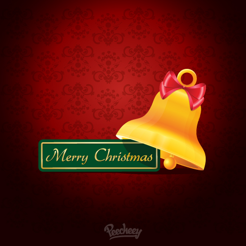 red christmas greeting card