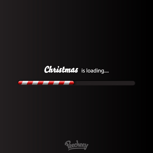 christmas loading bar