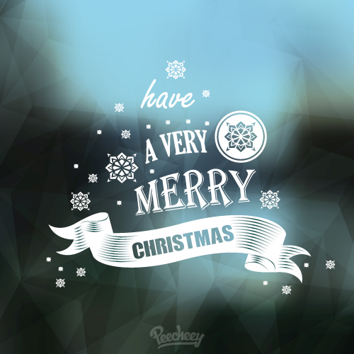 christmas blue background