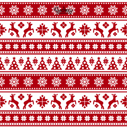 red christmas seamless background