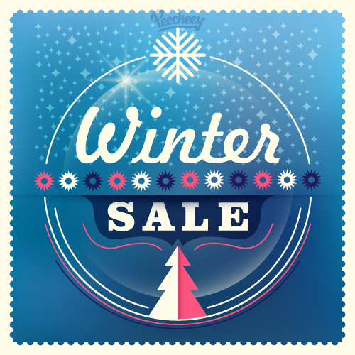 winter sale illustration