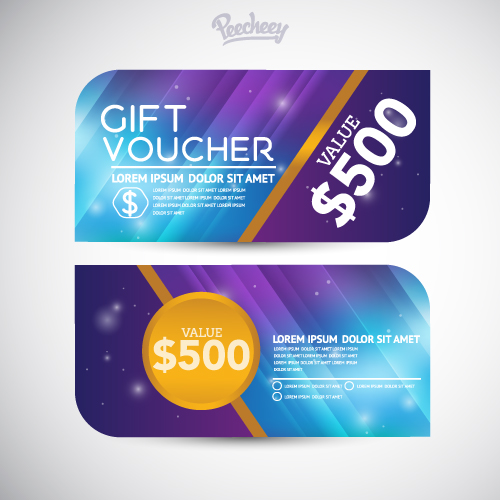 fancy voucher set