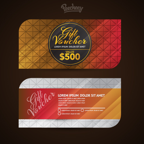 fancy voucher template