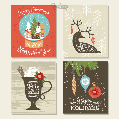 happy holidays cards