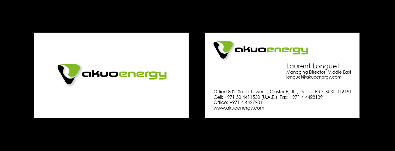 akuo energy business card