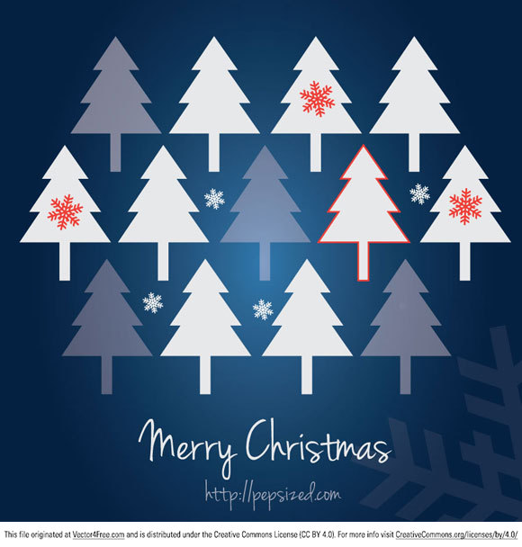 christmas card free vector graphic