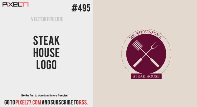 steakhouse logo vector