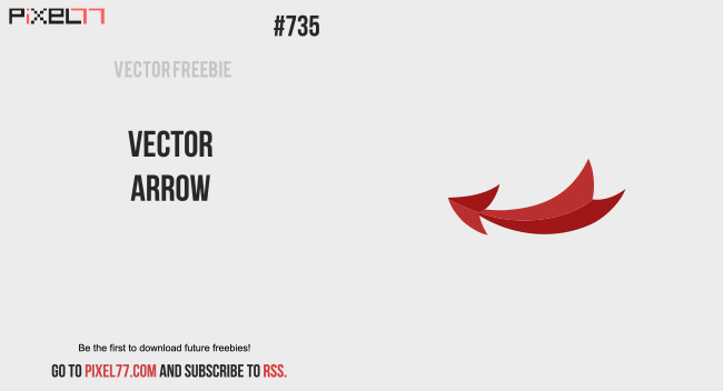 free vector red arrow