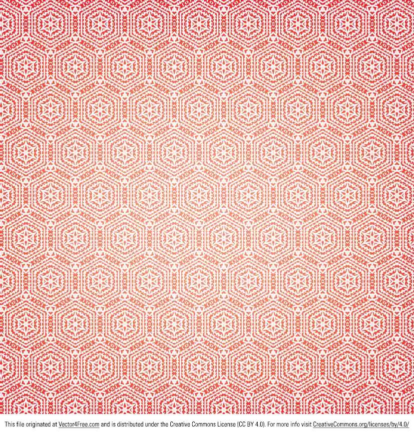 red patterned vector