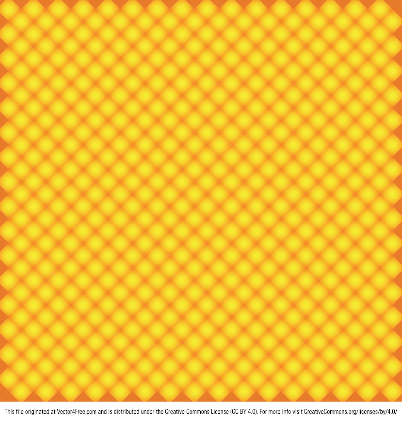 yellow glowing grid vector