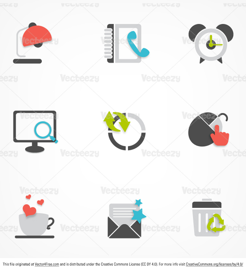 office vector icons