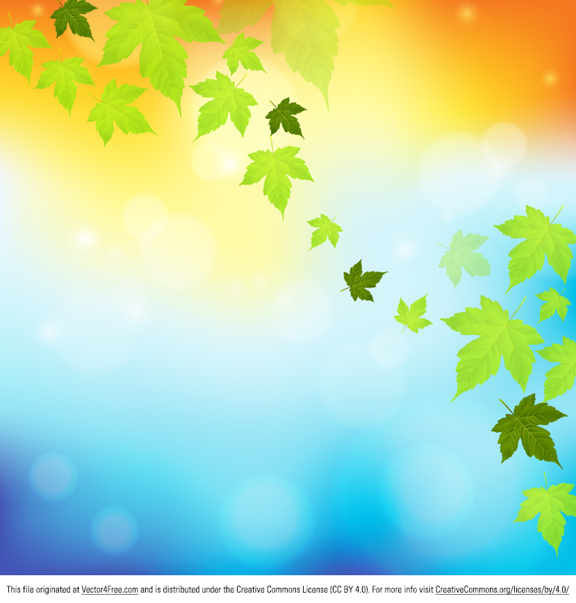 falling leaf background