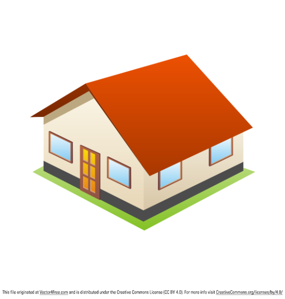 3d house icon