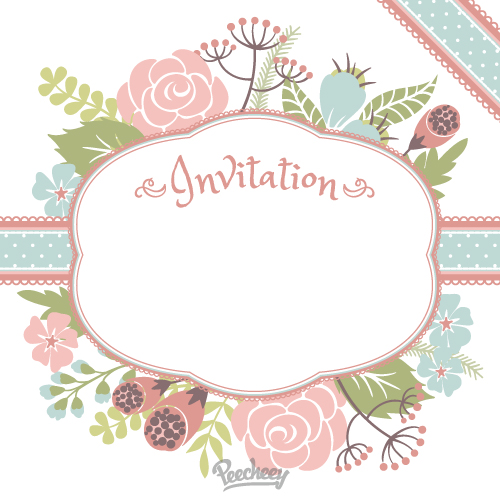 floral invitation