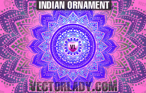 vector indian ornament