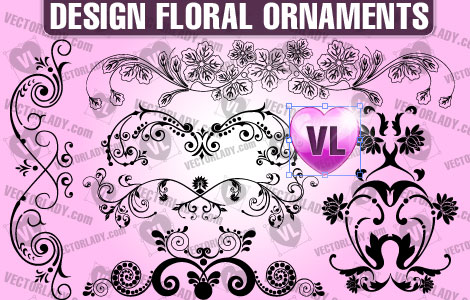 design floral ornaments