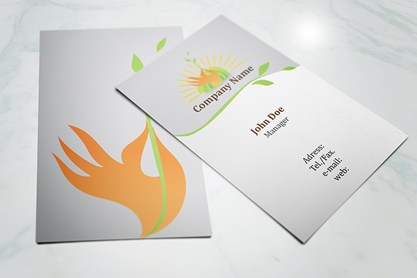 eco friendly business card template