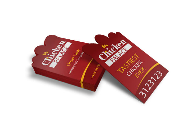 chicken palace business card