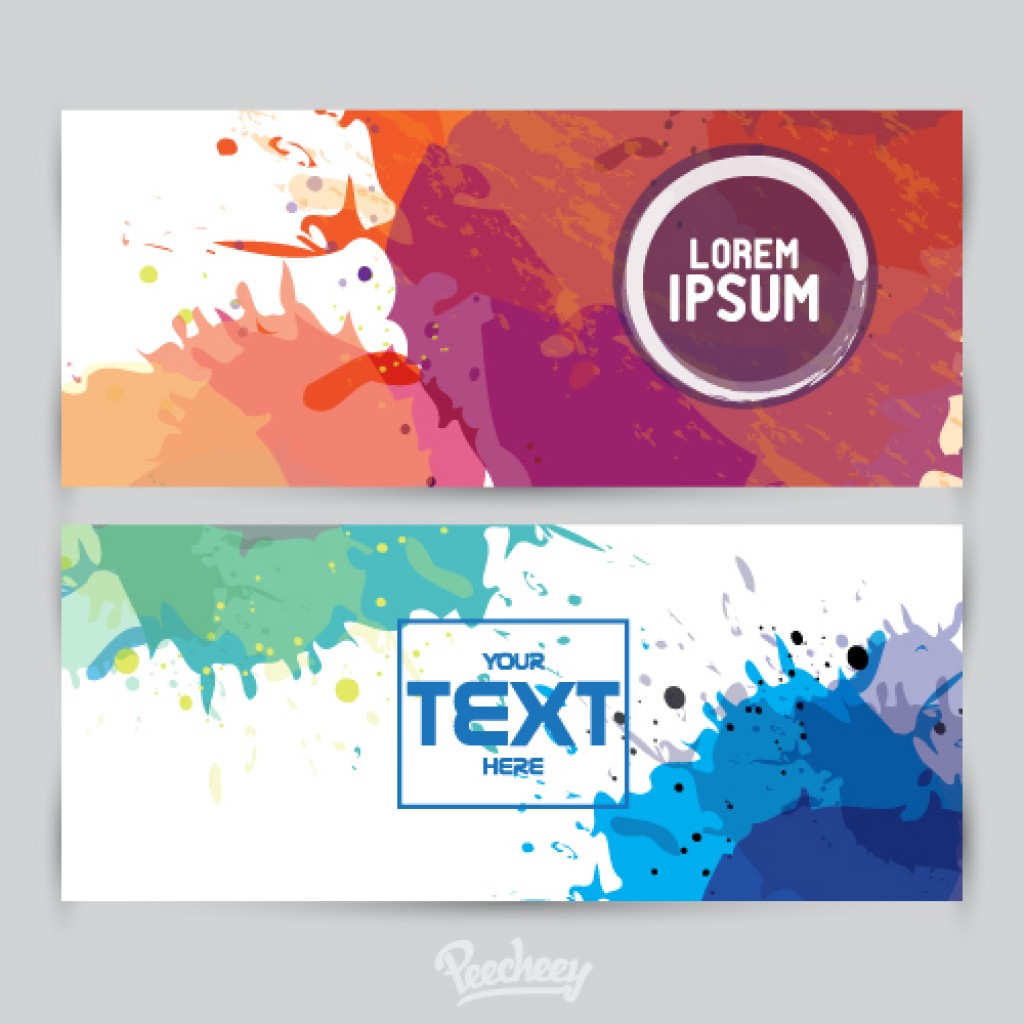 brochures with splash design