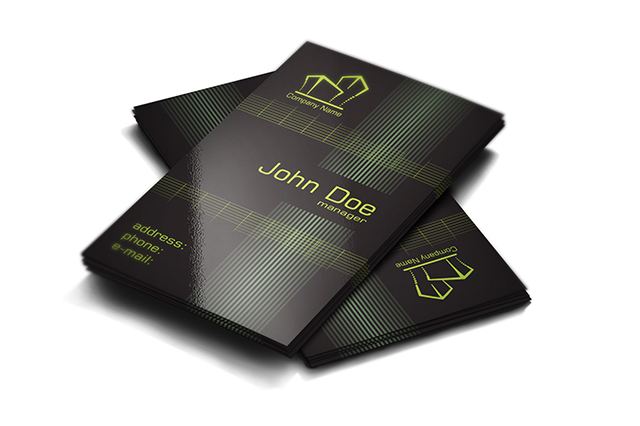 free real estate business cards design