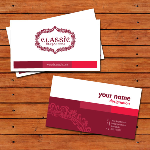 beautiful free business card design template