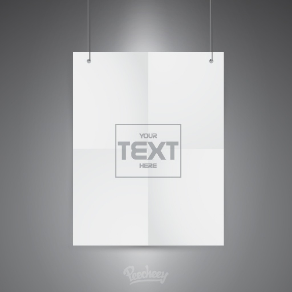 blank poster template