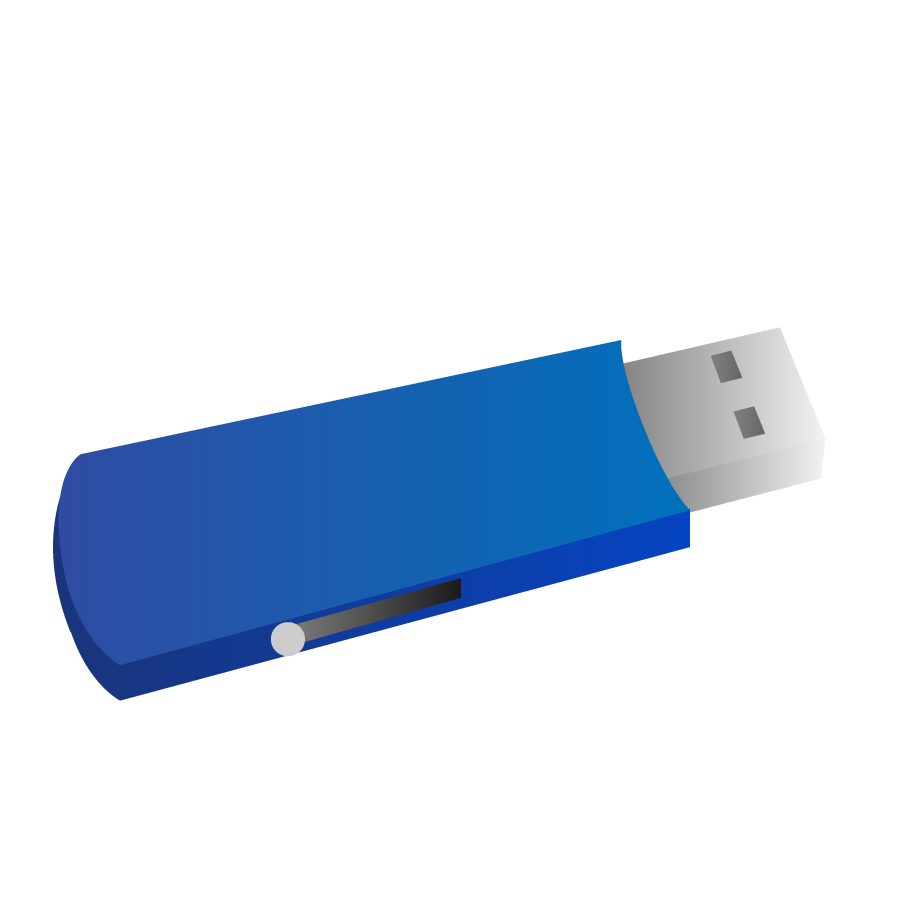 blue usb drive