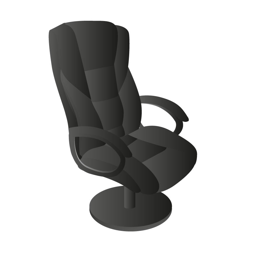 black office chair