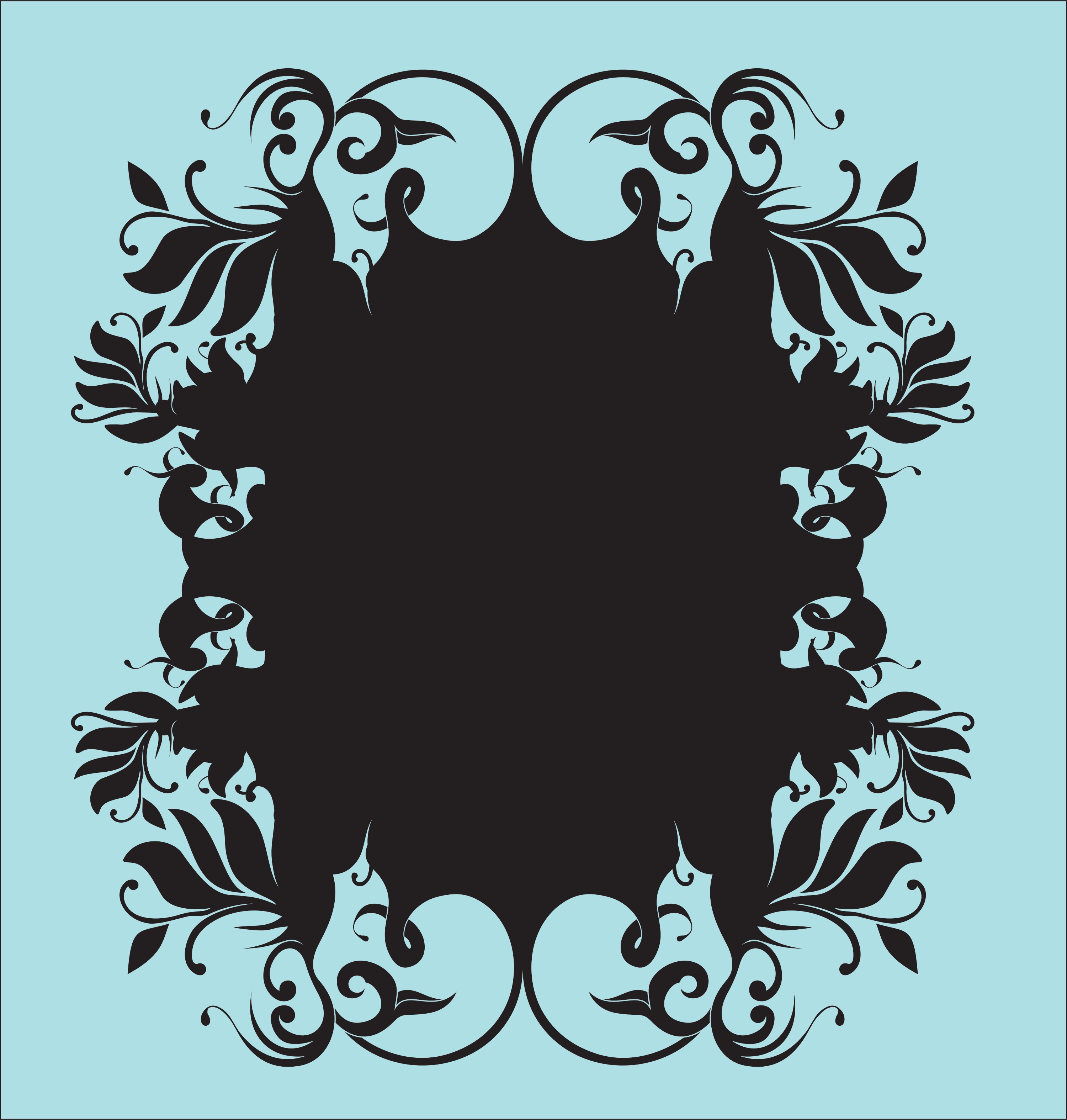 floral elements vector