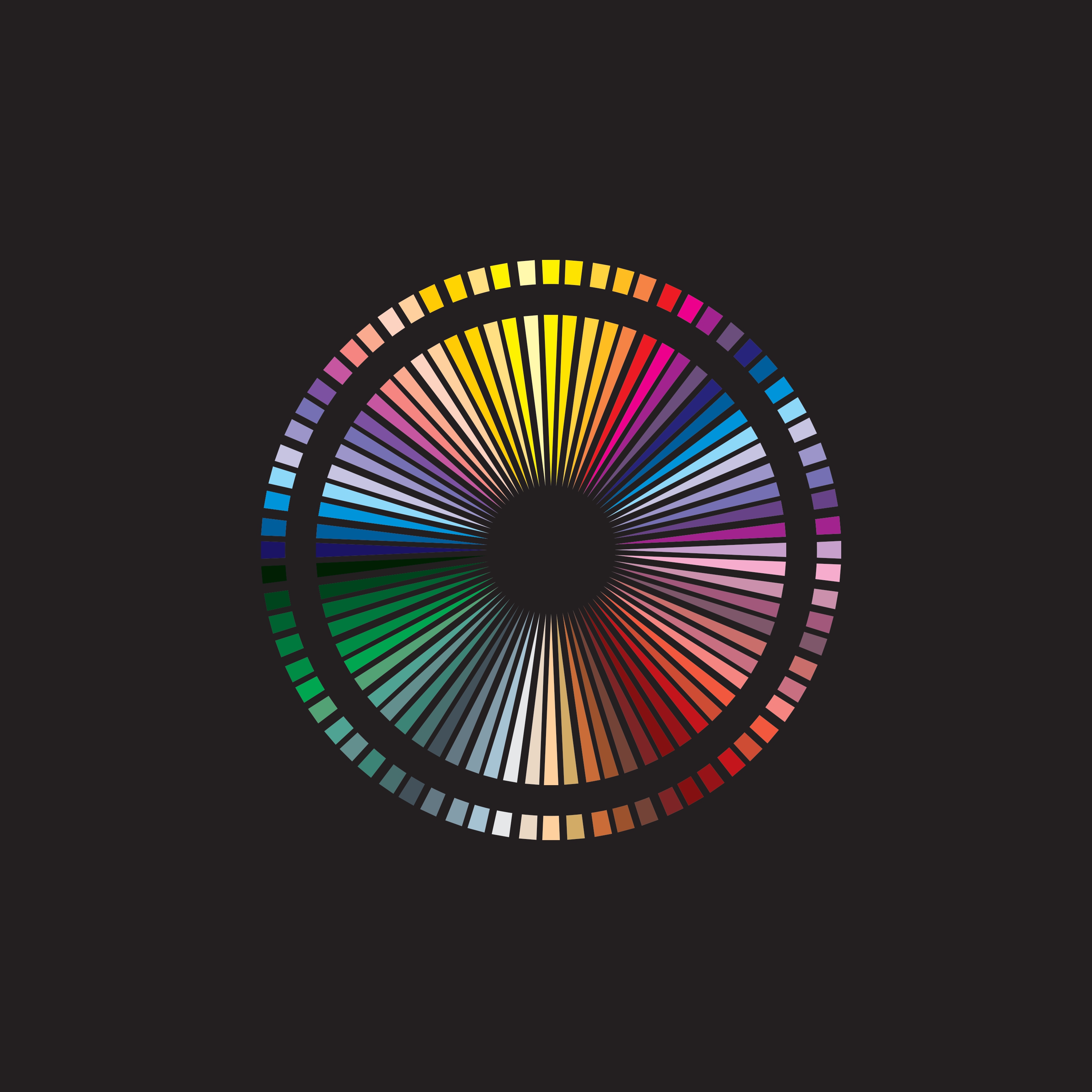 color spectrum vector