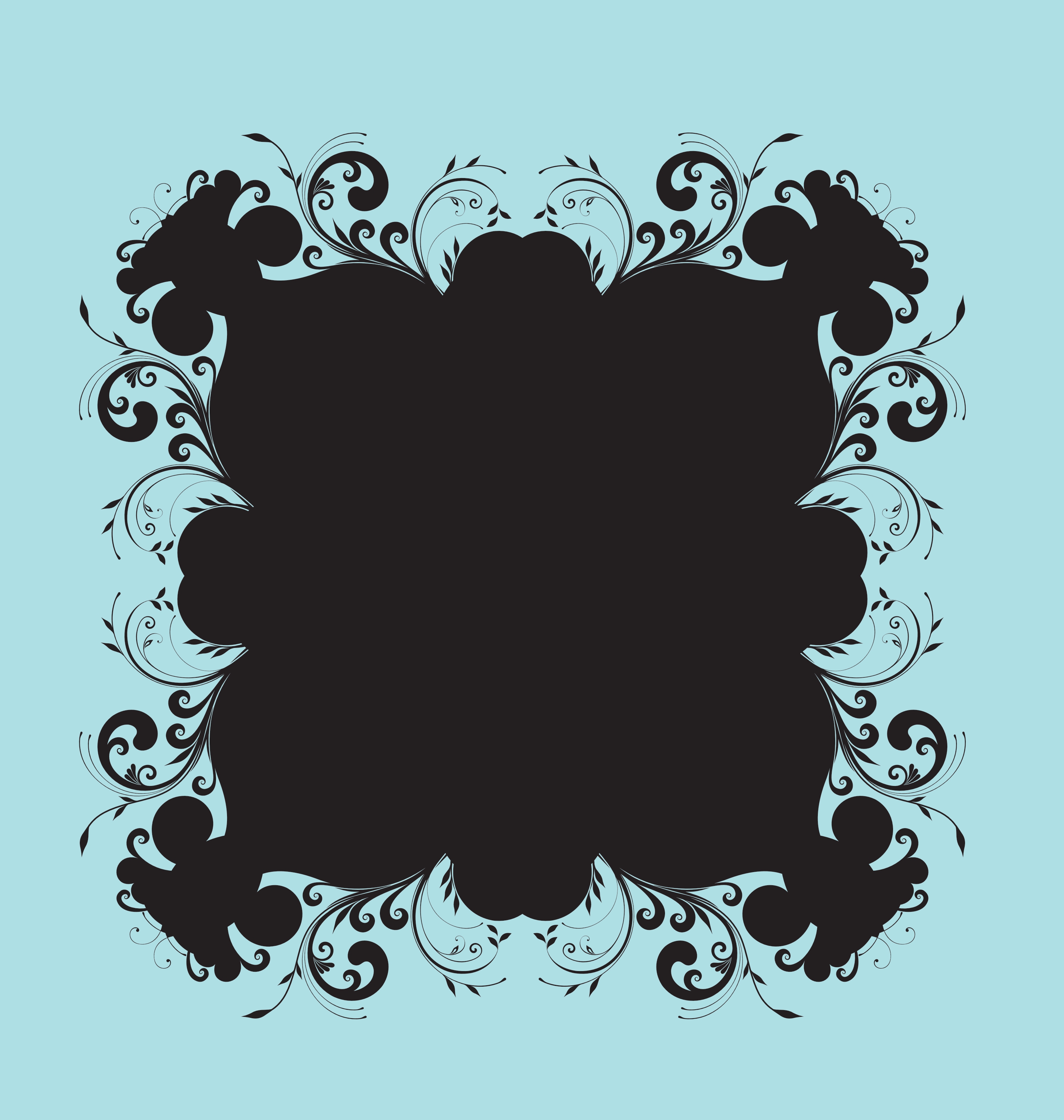 floral elements vector