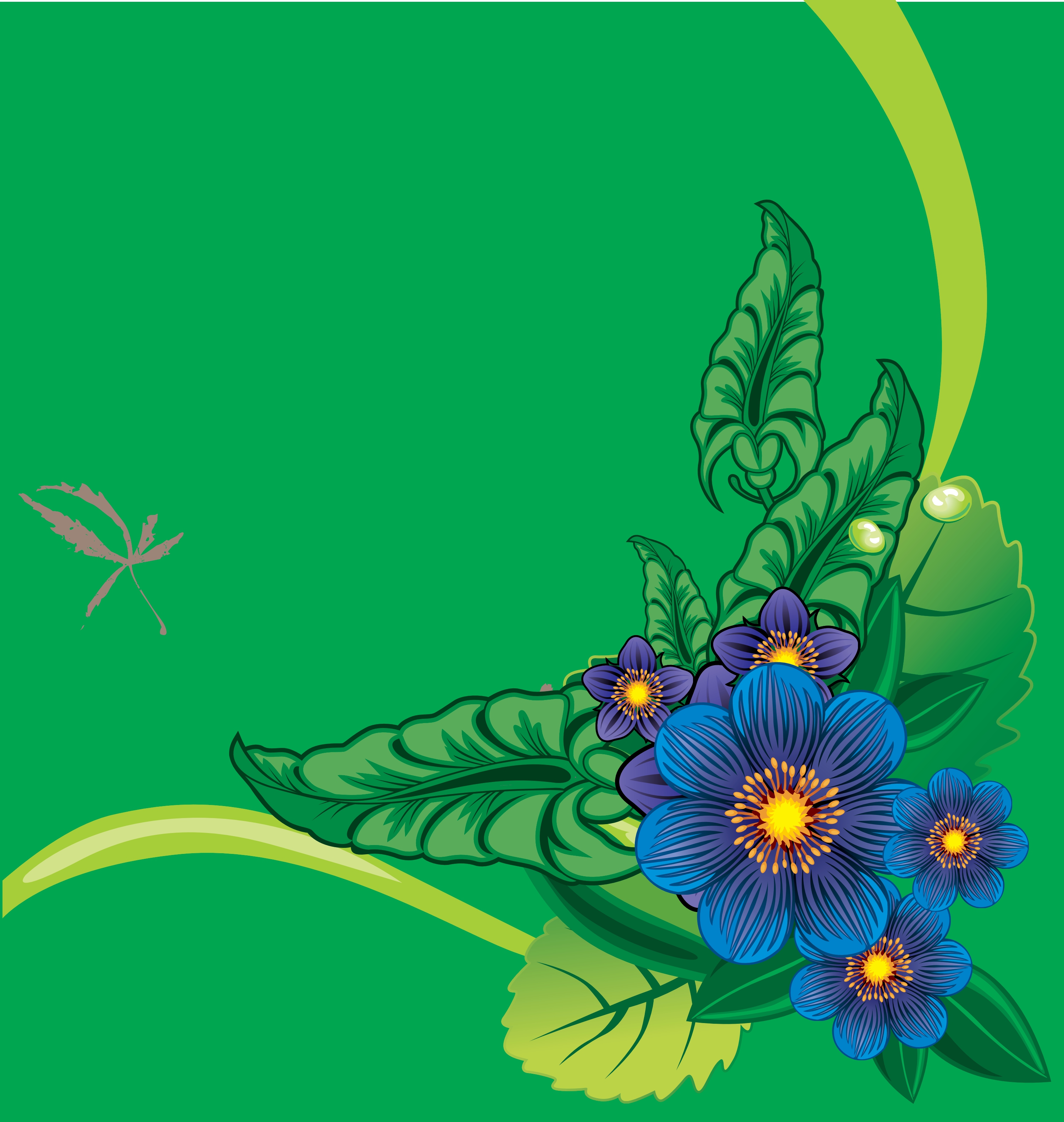 floral border vector