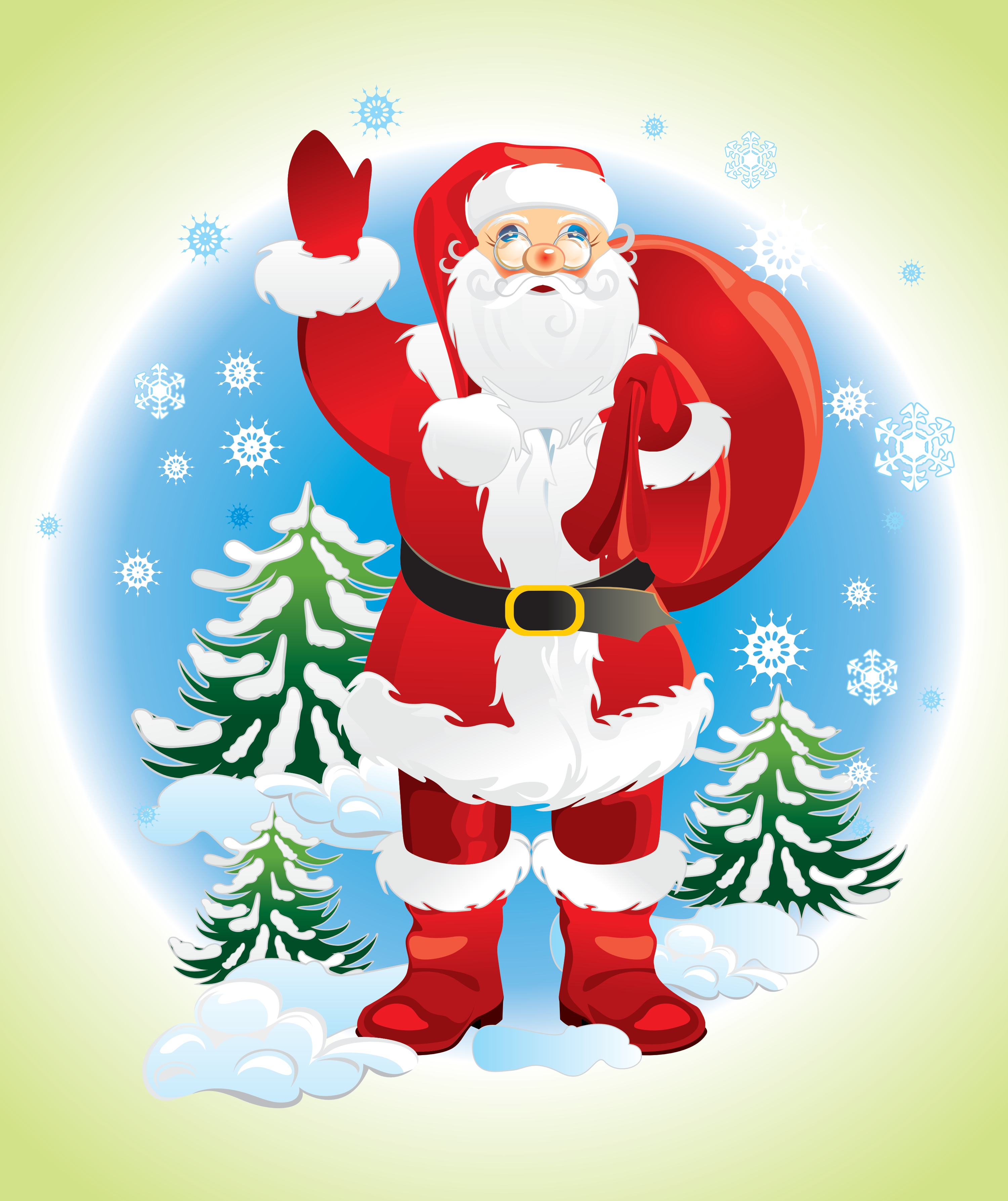 santa claus vector